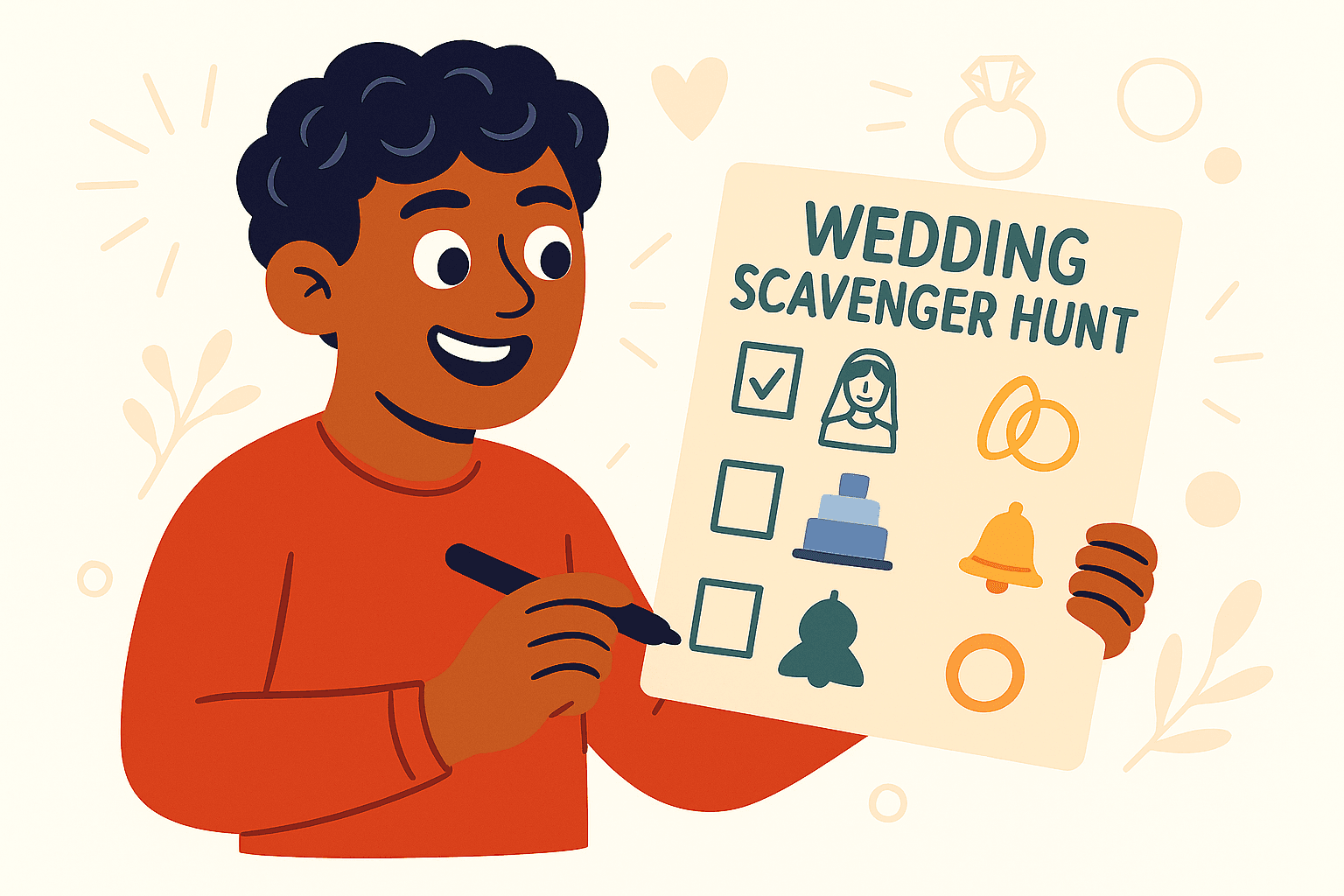 wedding scavenger hunt