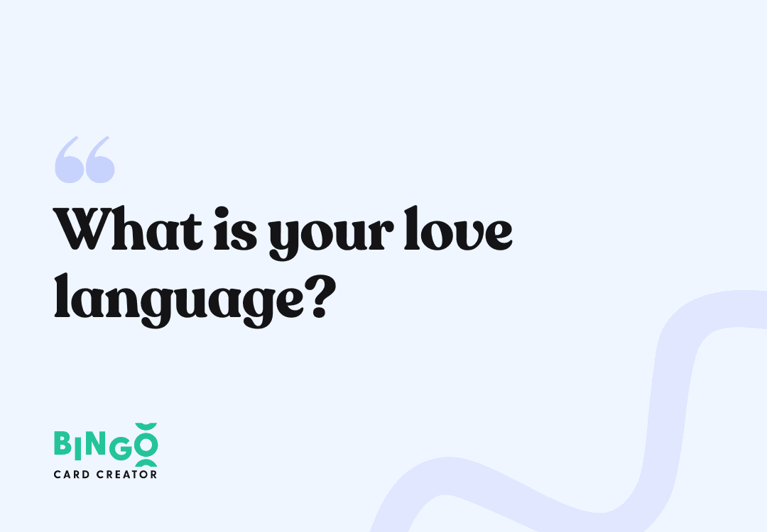 What is your love language?